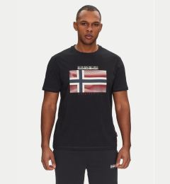 Снимка на Napapijri Тишърт S-Lari NP0A4IE59411 Черен Regular Fit