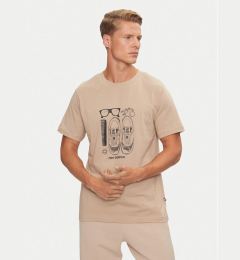 Снимка на New Balance Тишърт Sport Essentials Graphic MT43902DRW Бежов Regular Fit