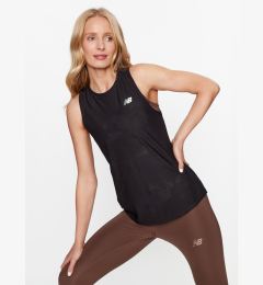 Снимка на New Balance топ Q Speed Jacquard Tank WT33280 Черен Regular Fit