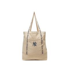Снимка на New Era Дамска чанта New York Yankees MLB Strap Canvas Tote 60595127 Бежов