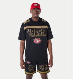 Снимка на New Era Тишърт Saf49E Mesh Graphic Jersey 60596390 Черен Regular Fit