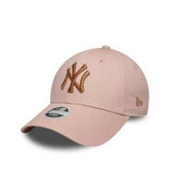 Снимка на New Era Шапка с козирка New York Yankees Metallic 9FORTY 60667375 Розов