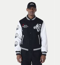 Снимка на New Era Яке бомбър Essential Black Varsity 60596264 Черен Regular Fit