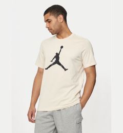 Снимка на Nike Тишърт CJ0921 Бежов Regular Fit