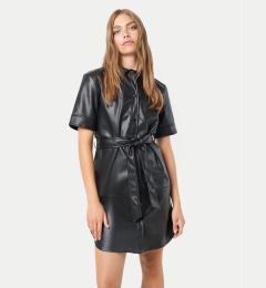 Снимка на Noisy May Рокля от имитация на кожа Andy 27026068 Черен Regular Fit
