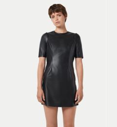 Снимка на Noisy May Рокля от имитация на кожа Hill 27012545 Черен Regular Fit