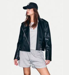 Снимка на Noisy May Яке от имитация на кожа Rocket 27032993 Черен Regular Fit