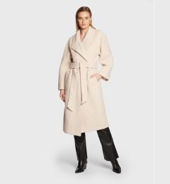 Снимка на Notes Du Nord Вълнено палто Enya 12981 Бежов Regular Fit