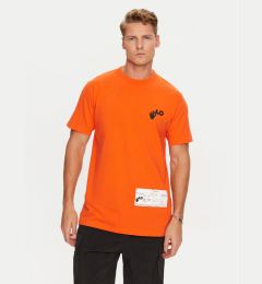 Снимка на Off-White Тишърт OMAA027T22JER0012001 Оранжев Regular Fit