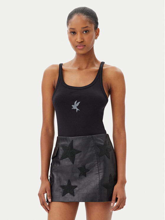Снимка на One Teaspoon топ Fine 26605 Черен Slim Fit