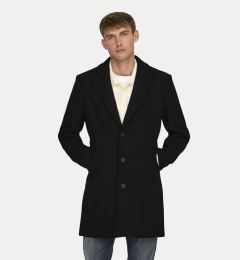 Снимка на Only & Sons Вълнено палто 22030864 Черен Regular Fit