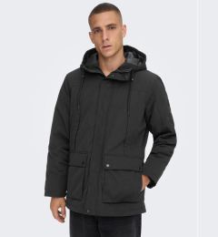 Снимка на Only & Sons Парка Jayden 22022654 Черен Regular Fit