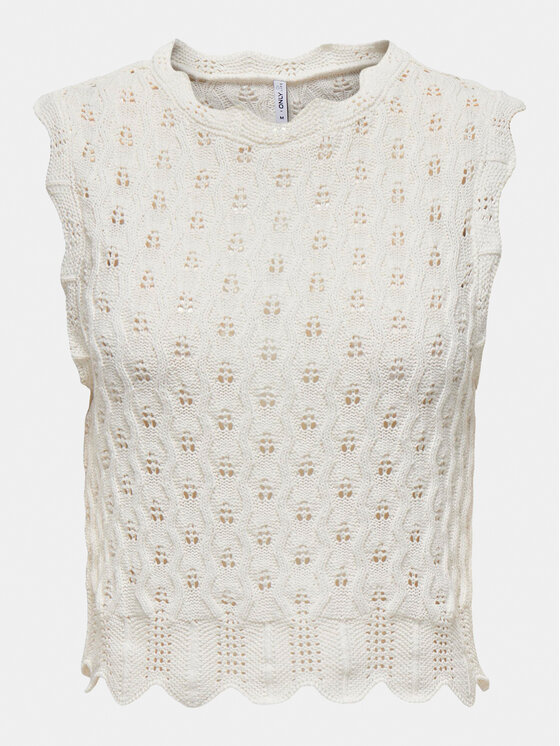 Снимка на ONLY Блуза Luna 15291602 Екрю Regular Fit