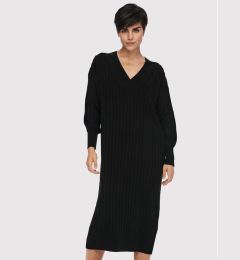 Снимка на ONLY Плетена рокля New Tessa 15236372 Черен Regular Fit