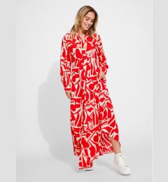 Снимка на ONLY Рокля тип риза Helena 15315463 Червен Loose Fit