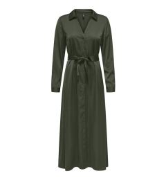 Снимка на ONLY Рокля тип риза Mika 15361725 Зелен Regular Fit