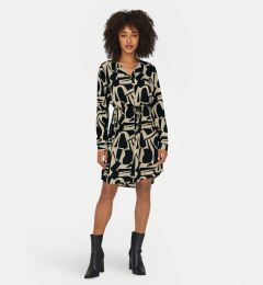 Снимка на ONLY Рокля тип риза Tiana 15332602 Черен Regular Fit