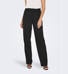 Снимка на ONLY Текстилни панталони 15298840 Черен Straight Fit
