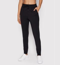 Снимка на ONLY Текстилни панталони Poptrash 15115847 Черен Regular Fit