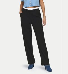 Снимка на ONLY Текстилни панталони Tille 15338509 Черен Straight Fit