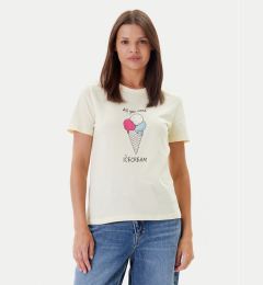 Снимка на ONLY Тишърт Fun Life 15349901 Жълт Regular Fit