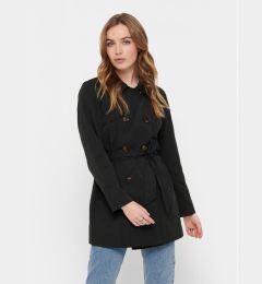 Снимка на ONLY Тренч 15191821 Черен Regular Fit