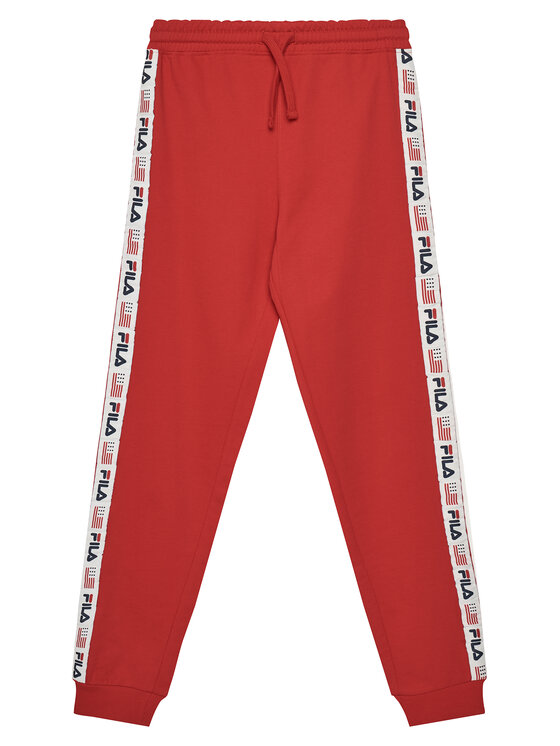 Снимка на Original Marines Долнище анцуг FILA DFPV4177YM Червен Regular Fit