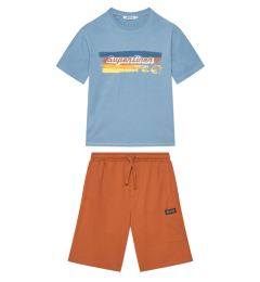Снимка на Original Marines Комплект тишърт и панталонки DFP4219YM Син Regular Fit