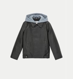 Снимка на Original Marines Яке от имитация на кожа DFP4072YM Черен Regular Fit