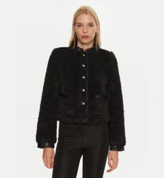 Снимка на Patrizia Pepe Кожено палто 2O0142/E054-K103 Черен Regular Fit