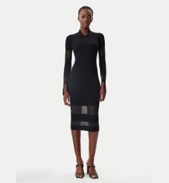 Снимка на Patrizia Pepe Плетена рокля 8A1420/K078-K103 Черен Slim Fit
