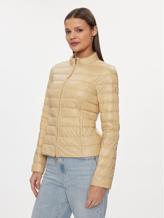 Снимка на Patrizia Pepe Пухено яке CO0178/A503-B182 Бежов Regular Fit
