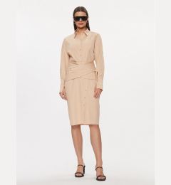 Снимка на Patrizia Pepe Рокля тип риза 8A1238/A391-B787 Бежов Regular Fit