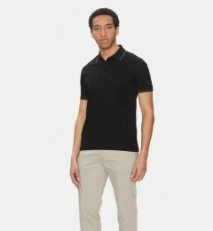 Снимка на Paul&Shark Тениска с яка и копчета 25411236 Черен Regular Fit
