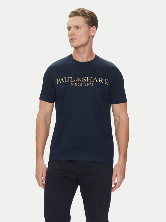 Снимка на Paul&Shark Тишърт 24411020 Тъмносин Regular Fit