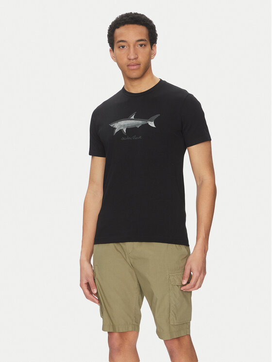 Снимка на Paul&Shark Тишърт 25411071 Черен Regular Fit
