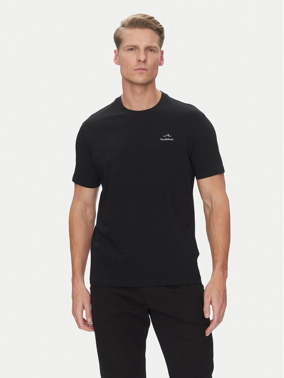 Снимка на Paul&Shark Тишърт 25411074 Черен Regular Fit