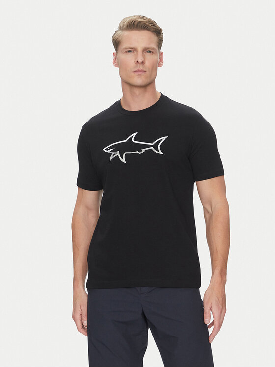 Снимка на Paul&Shark Тишърт 25411078 Черен Regular Fit