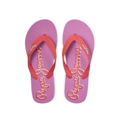 Снимка на Pepe Jeans Джапанки Bay Beach Brand W PLS70157 Червен
