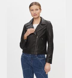 Снимка на Pepe Jeans Кожено яке Summer PL402324 Черен Regular Fit