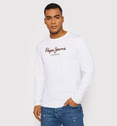 Снимка на Pepe Jeans Тениска с дълъг ръкав Eggo PM508209 Бял Regular Fit