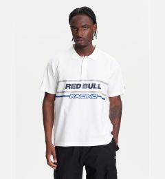 Снимка на Pepe Jeans Тениска с яка и копчета Red Bull Racing Moto Panel RM540017 Бял Regular Fit
