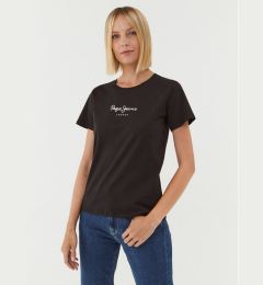 Снимка на Pepe Jeans Тишърт Wendys PL505710 Черен Regular Fit