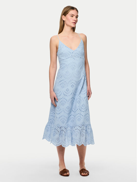 Снимка на Pieces Лятна рокля Vilde 17156565 Светлосиньо Regular Fit