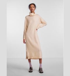 Снимка на Pieces Плетена рокля Juliana 17126281 Бежов Regular Fit