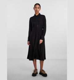 Снимка на Pieces Рокля тип риза 17140732 Черен Regular Fit