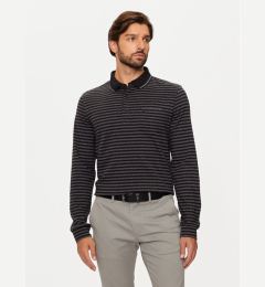 Снимка на Pierre Cardin Тениска с яка и копчета C5 30514.3046 Черен Regular Fit
