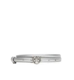 Снимка на PINKO Дамски колан Love Berry H1 Belt AI 25-26 PLT01 102148 A0F1 Сребрист