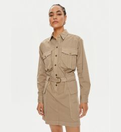 Снимка на Pinko Рокля тип риза 102997 A1NF Бежов Regular Fit