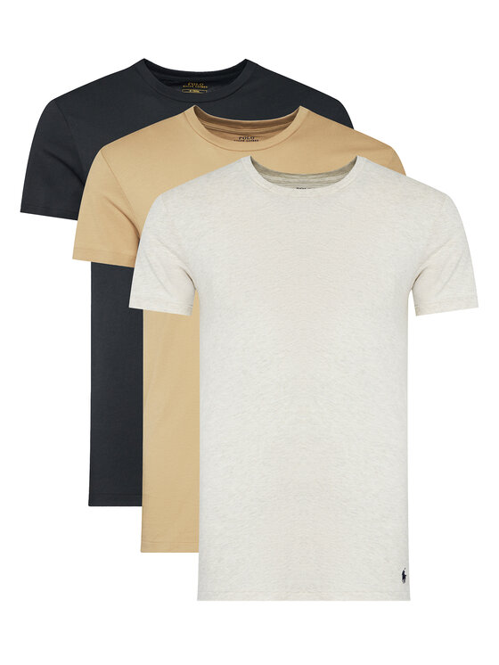 Снимка на Polo Ralph Lauren Комплект 3 тишърти 714830304044 Цветен Slim Fit